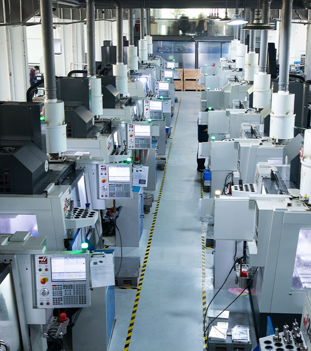 GNX CNC machining production workshop